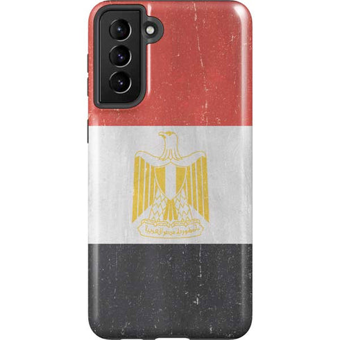 Egyptian Flag Distressed Galaxy S21 Plus 5G Pro Case